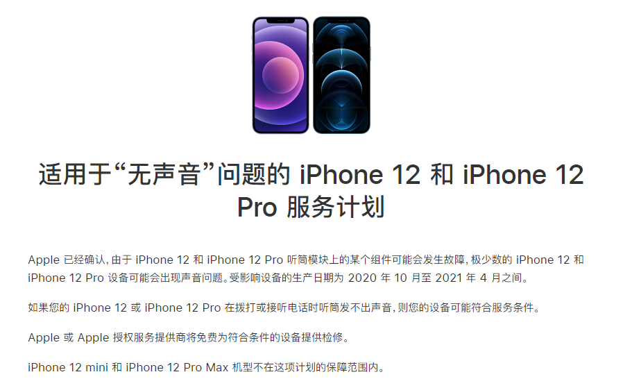 友谊苹果手机维修分享iPhone 12/Pro 拨打或接听电话时无声音怎么办 